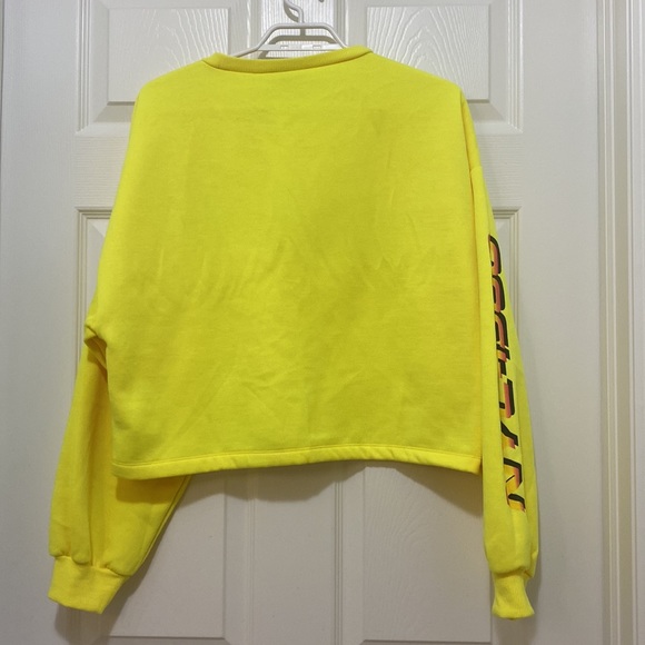 BNWT Zara  Yellow crop top sweater - Picture 5 of 5